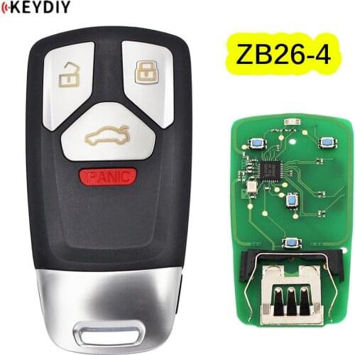 Universal ZB26-4 KD Smart Key Remote for KD-X2 KD Car Key Remote Replacement Fit More than 2000 Models