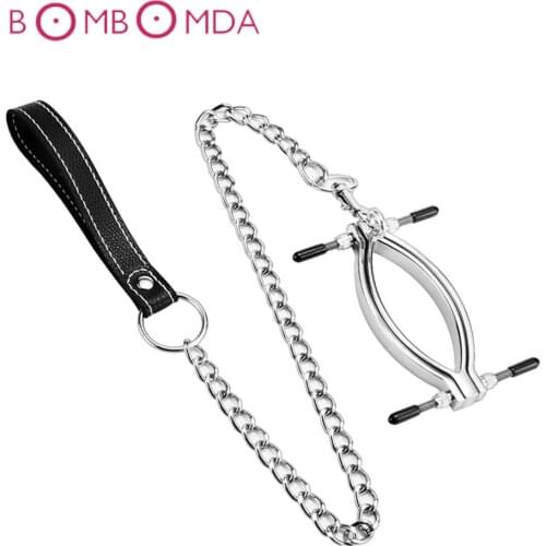 Vagina Clip ADult Game Bdsm Bondage Clitoris Clamps Clips Vagina G spot Stimulator Sex Toys for Women Masturbate Erotic Sex Shop