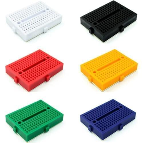 1pcs/lot SYB-170 Mini Solderless Prototype Experiment Test Breadboard 170 Tie-points 35*47*8.5mm