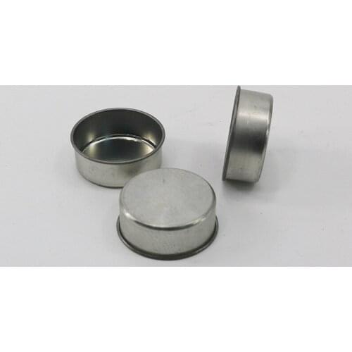 10pcs/lot Reusable Tealight Iron Cup (Inner Diameter=3.6cm) Stainless Steel DIY Cylinder Wax Candle Mold Candle Making Supplies
