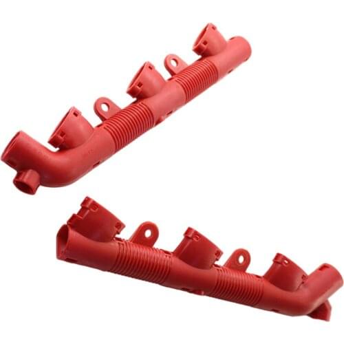 2pcs Ignition Coil Wiring Harness Conduit 06E971821F Heat-Resistant for Audi Car Parts Acc Red