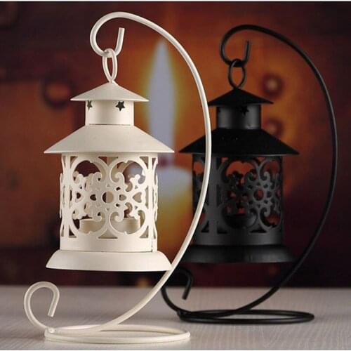 30pcs Iron Moroccan Style Candlestick Candleholder Candle Stand Light Holder Lantern Home Decoration ZA5639