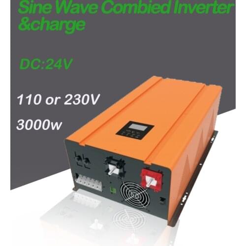 3000W 24VDC 48VDC 220VAC 230VAC 50/60Hz off Grid Pure Sine Wave Inverter With Battery Charger UPS function 5KW solar inverter