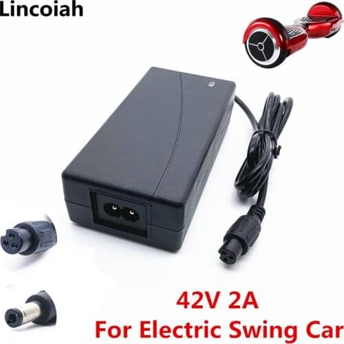 42V 2A US EU Plug Power Suppky Adapter Charger 36V 2A For 2 Wheel Self Balancing Scooter for Hoverboard Unic