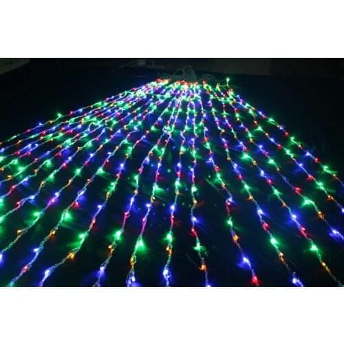 640 LEDs water flow waterfall curtain Lights fairy String Christmas Xmas party Bar backdrop decor 6M(W)*3M(H)- 5 Colors optional