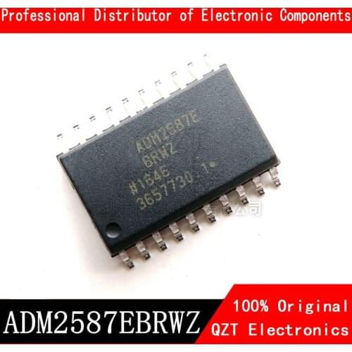 ADM2587 SOP20 Single Transmitter/Receiver RS-422/RS-485 20-Pin SOIC W Tube ADM2587EBRWZ