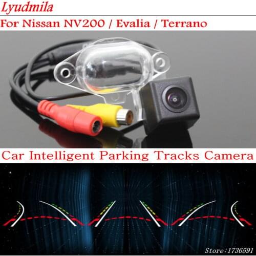 Intelligentized Dynamic Trajectory Rear View Camera For Nissan X-Trail Xtrail X Trail T30 2001~2006 NV200 / Evalia / Terrano HD