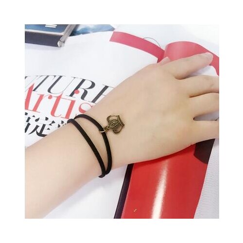 B227 2017 Creative Lace Bracelet Simple Double layer Crown Bracelets & Bangles For Woman man Charms Jewelry accessroies