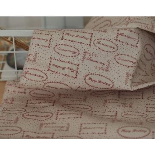 Dailylike Pure Cotton Fabric Twill Fabric Quilting Fabric Baby Cotton Fabric Sewing Quilting Fabrics Cotton Sheet Cloth 50 CM