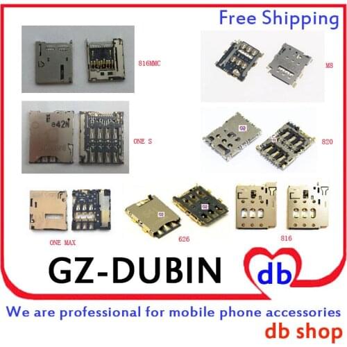 For HTC One S MAX M7 M8 M9 M10 626 816 820 SIM Card Reader Socket Holder Slot Tray Part