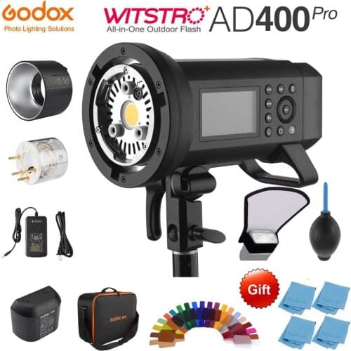 Godox AD400 Pro WITSTRO All-in-One Outdoor Flash AD400Pro Li-on Battery TTL HSS with Built-in 2.4G Wireless X System