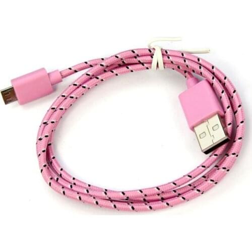2019 Micro USB Cable Hemp Rope Fast Charge USB Data Cable Tablet Android Mobile Phone USB Charging Cord for Samsung Xiaomi LG