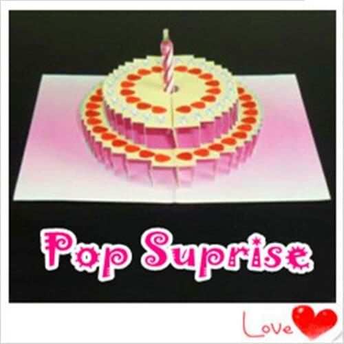Cake Card Pop Suprise Magic Tricks Magic Props Party Magic Show Funny Illusions Card Magia Magician Toys Best Gift Kids Magic