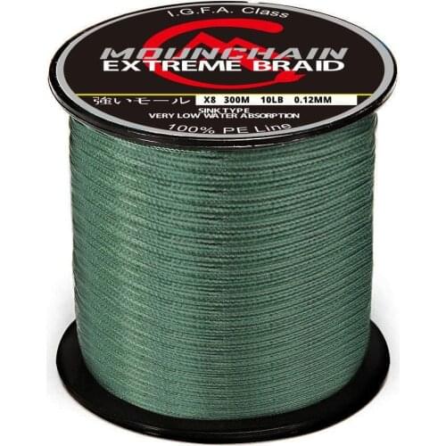 500 M Fishing Line 8 Strands PE Braided Strong Pull Main Line High Quality 10LB-40LB Fishing Line Fishing Tackle Accessories
