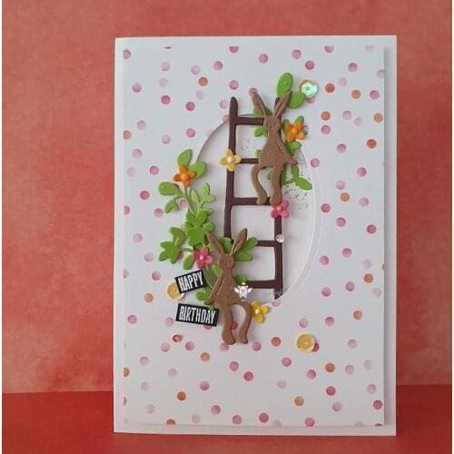 New Stairs flowers leaves metal Cutting Dies Stencils DIY Scrapbooking Paper/photo Cards Embossing Dies