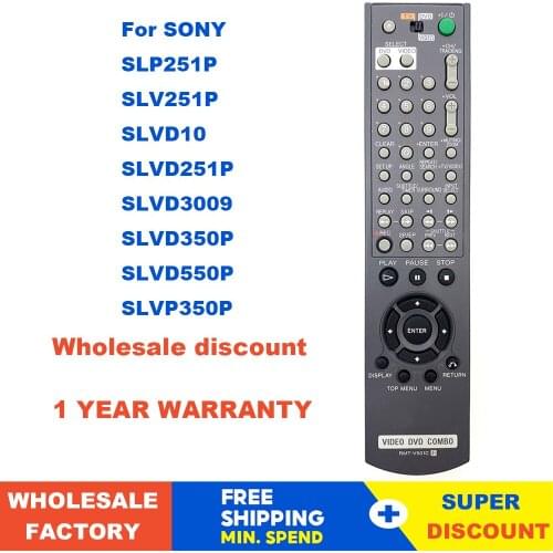 New Original RMT-V501C Remote Control For Sony DVD/VCR Combo Player SLP251P, SLV251P SLVD10 SLVD251P SLVD3009 SLVD350P SLVD550P