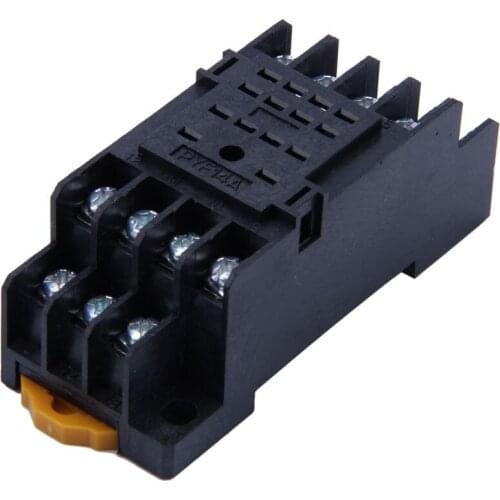 PYF14A DIN Rail Power Relay Socket Base 14 Pin for MY4NJ HH54P MY4