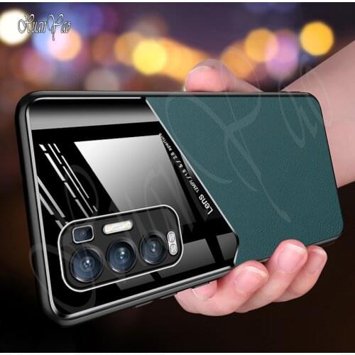 Reno Ace2 XUANYAO Original Luxury Magnetic Leather Case For OPPO Reno3 Reno4 2 Z 3 Cover Silicone Soft Frame Case Reno5 Pro Plus