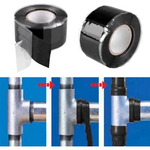3m*2.5cm Universal Super Strong Fiber Waterproof Self Fusing Tape Stop Leaks Seal Repair Tape Performance Self Fix Adhesive Tape
