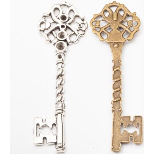 10pcs key Vintage zinc alloy metal pendant charms for diy jewelry making 5667