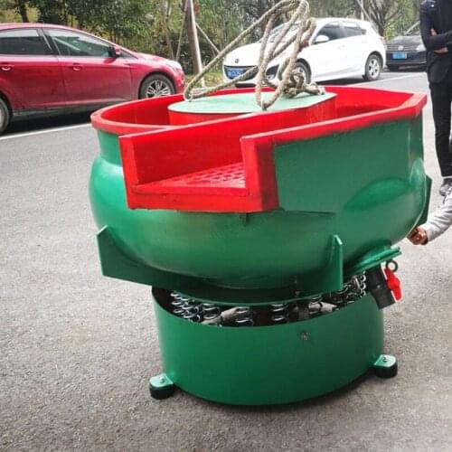 650L Customized ROUND vibration tumbler polishers tumbler heavy duty Vibratory Polishing Machine Deburring Tumbler Machine