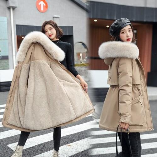 Winter Jacket Women Warm Hooded Coats Famale High Quality New Thicken Parkas Korean Fashion Overcoats Woman Manteau Femme SQQ161
