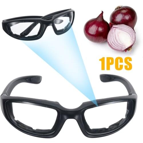 1PC Onion Glasses Goggles Kitchen Cut Onion Pepper Garlic Onion Black Eye Protector Built-in Sponge Kitchen Accessories