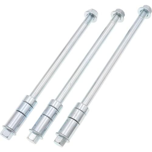 12mm 220mm / 230mm / 245mm + 3 Spacers Front Back Rear Axle 70cc 90cc 125cc 140cc 200cc 250cc PIT PRO Trail Dirt Bike