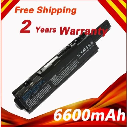 9 cells Laptop Battery for Dell KM958 KM965 MT264 WU946 312-0701 312-0702 A2990667 Studio 1535 1555 PP33L PP39L 6600mah 11.1v