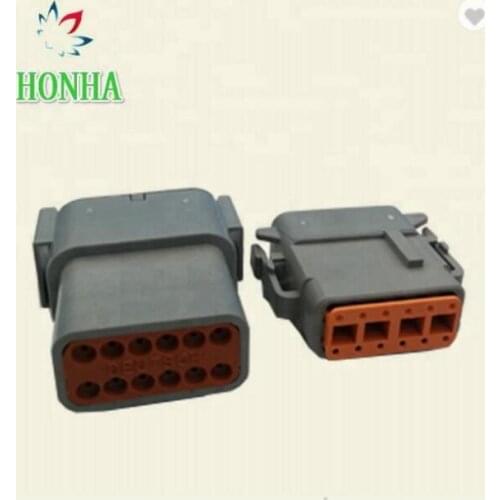 DTM Auto Deutsch Connector 12 Pin Automotive Connector With Pin DTM04-12P / ATM04-12P DTM06-12S / ATM06-12S