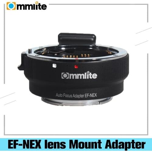 COMMLITE EF-NEX Auto-Focus EF Lens Adapter Ring Anti-Shake For Canon EF To Sony NEX Mount