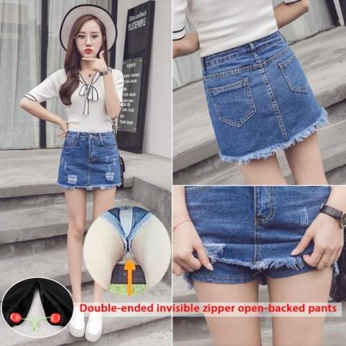 ENJOY GUGU Womens Short Jeans