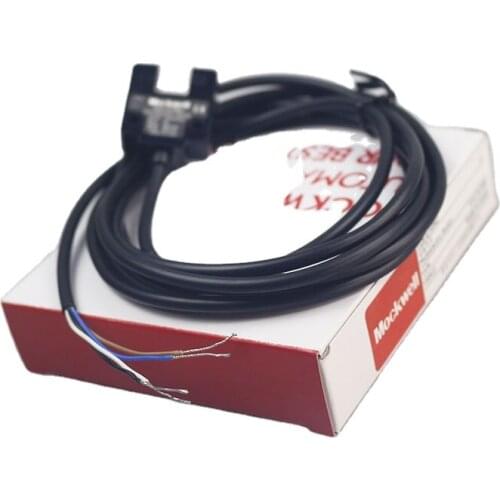 Photoelectric switch sensor U slot type 12~24V slot distance 10MM normally open normally closed switchable T2S-U10NC