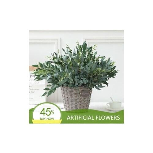 Artificial Greenery Stem Hanging Faux Floral Weeping Greenery for Trailing of Bouquet, Arch, Enter Aisle Hanging Greenery Decor