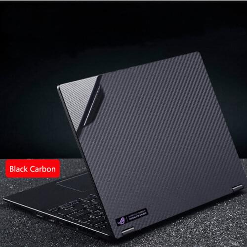 KH Carbon fiber Laptop Sticker Skin Decals Cover Protector Guard for Asus ROG Flow X13 GV301 Ultra Slim 2-in-1 Gaming Laptop