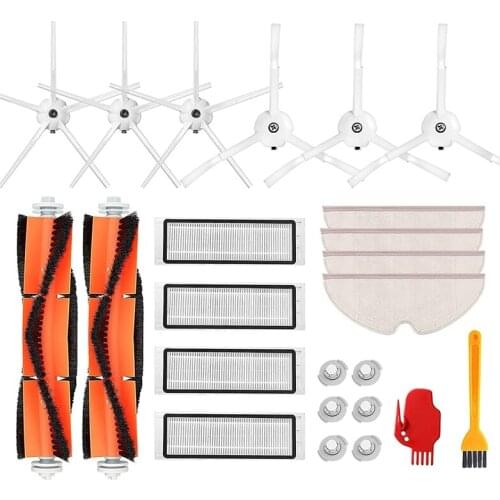 24 Pack Replacement Accessories Kit for Xiaomi Mijia Roborock S4 S5 S6 E4 E20 E25 E35 S50 Robot Vacuum Cleaner Parts