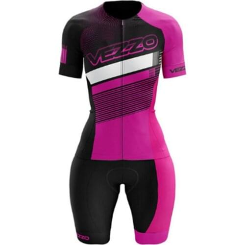 2021VEZZO Women‘s Profession Cycling Skinsuit Sets Body Maillot Ropa Jumpsuit Kits Summer Couples Macaquinho Ciclismo Feminino