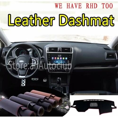 For Subaru Outback Legacy 2015 2016 2017 2018 2019 Leather Dashmat Dashboard Cover Dash Mat SunShade Carpet Custom Car Styling