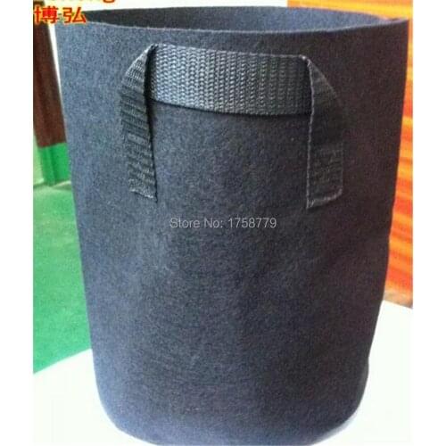 Planting one gallon bag 20 * 15CM black non-woven bag plant nursery US high-quality vegetable garden terrace shipping