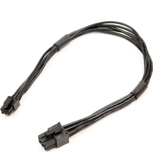 Mini 6-Pin to PCI-E 6Pin Graphics Video Card Power Cable Connector for Apple IOS Mac G5 Mac Pro Computer Accessories