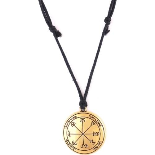 Unisex Necklace Seven Pointed Stars Pentacle of Mars Success Victory Talisman Pendant Archangel Amulet Dropshipping