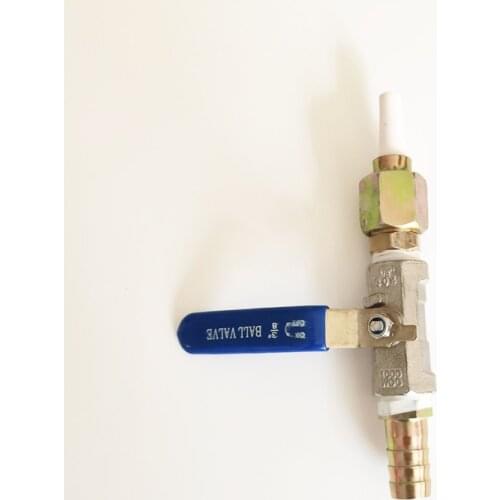 Valve type sand blasting gun for 5gallon sandblast tanks with sandblast nozzle, air sandblast gun for rust cleaning