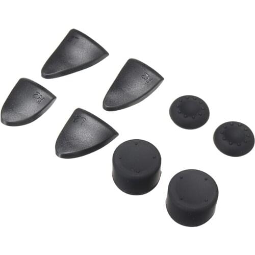 Pohiks 1Set High Quality Joystick Grips Trigger Extenders Durable Game Handle Thumb Stick Cover For PS5 Controller