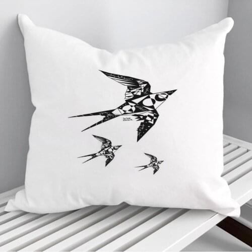 Ave geometrica Throw Pillows Cushion Cover On Sofa Home Decor 45*45cm 40*40cm Gift Pillowcase Cojines Dropshipping