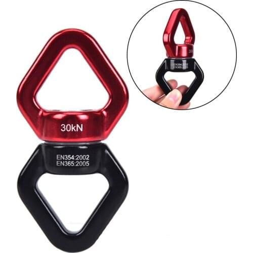 Climbing Rope Swivel Connetor Rock Climbing Downhill Mountaineering Equipment 30kN Hammock Yoga Swivel Safety Rotational Device