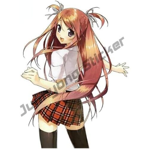 Sexy Girl Anime Waterproof Car Sticker for Bumper Camper Yacht Laptop Windshield Motorcycle Car Scratch-Proof Exterior KK13x10cm