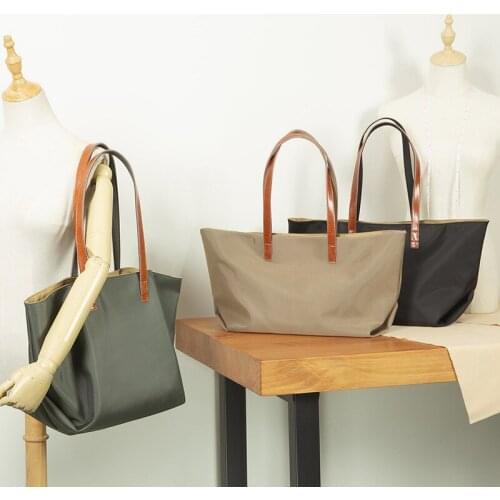 Women Waterproof Oxford Tote Bag Nylon Large Capacity Lady Commuter Casual Shoulder Bag Korean Japan Female Travel Shopping Bag