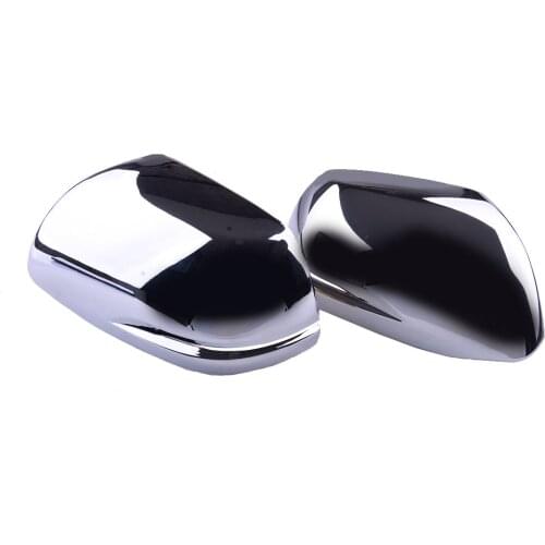 1 Pair ABS Left & Right Side ABS Rear View Mirror Cover Trim Shell Chrome Style Fit for Honda CRV CR-V 2017 2018 2019 2020 2021