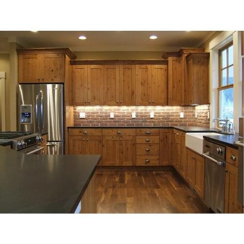 2017 new shaker style traditional custom made solid wood kitchen cabinets matt wooden kitchen cabinetery SKC1612008