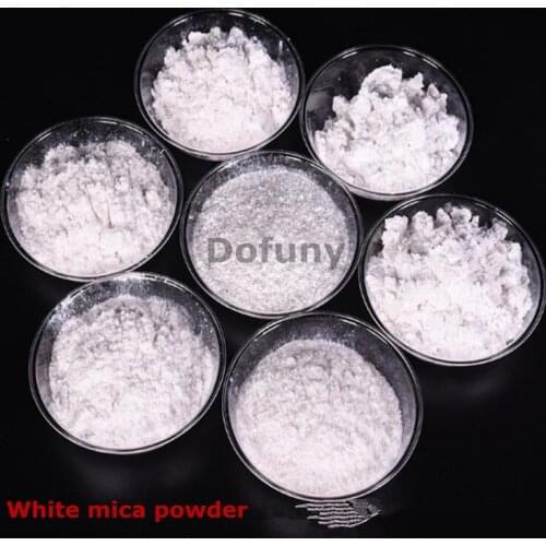 500g Mica Powder Pigment Super Bright Crystal White Nail glitter Decoration Pearl Powder Dust For Soap Nail Polish Make up